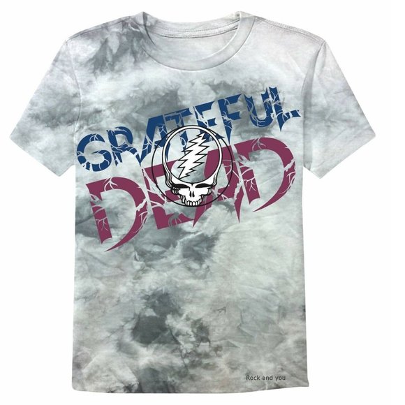 Grateful Dead Spring Tour 1990 Logo Tie Dye rock Official T-Shirt L NWT - Picture 2 of 5